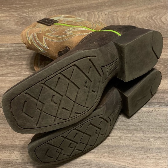 Ariat Kids Crossdraw Western Cowboy Boots Size 2 - Picture 7 of 10